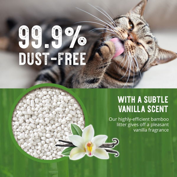 Catit Go Natural Bamboo Litter Vanil 3.6kg