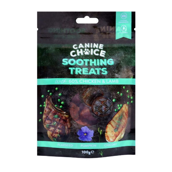 Canine Choice Dog Treats Soothing Chicken & Lamb x8 100g
