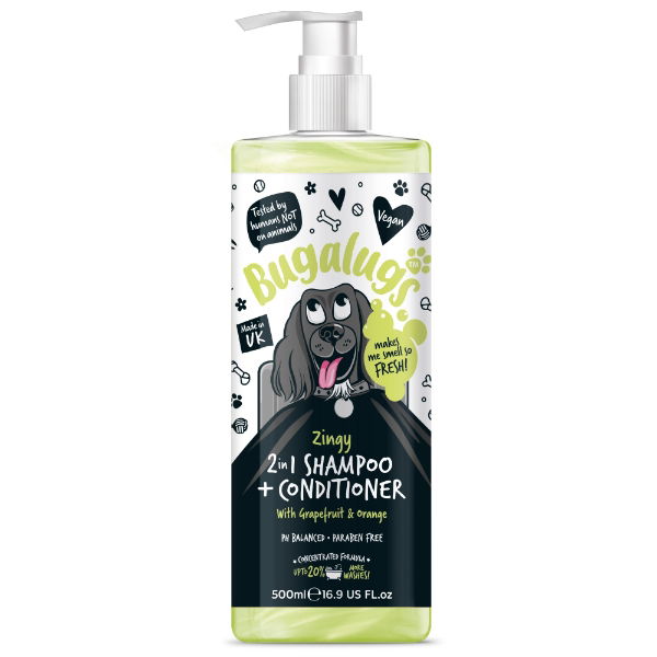 Zesty 2 in 1 Shampoo & Conditioner 500ml Bottle with Pump