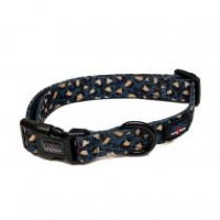 Long Paws - Funk the Dog Collar-Leopard Green & Gold Large