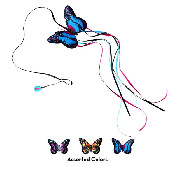 KONG Teaser Butterfly Assorted Cat Toy