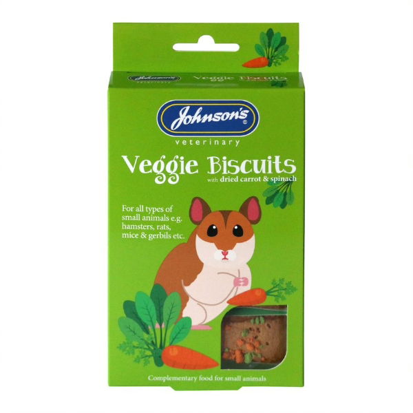 Jvp Veggie Biscuits Treat for Small Animals