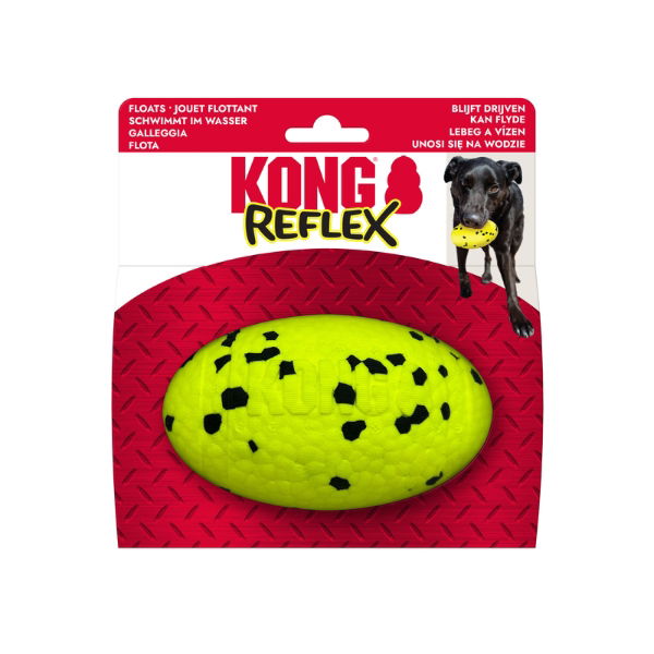 KONG Reflex Football Dog Toy - Medium/Large