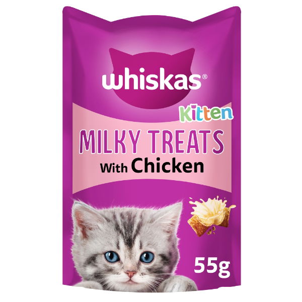 WHISKAS Milky Kitten Treats 55g