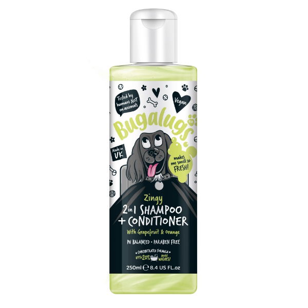 Zesty 2 in 1 Shampoo & Conditioner 250ml Bottle with Flip Cap