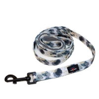 Long Paws - Funk the Dog Lead-Paint Splodge Grey  Medium