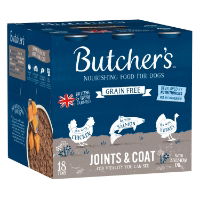 Butcher's Joints & Coat Dog Food Tins 18x390g