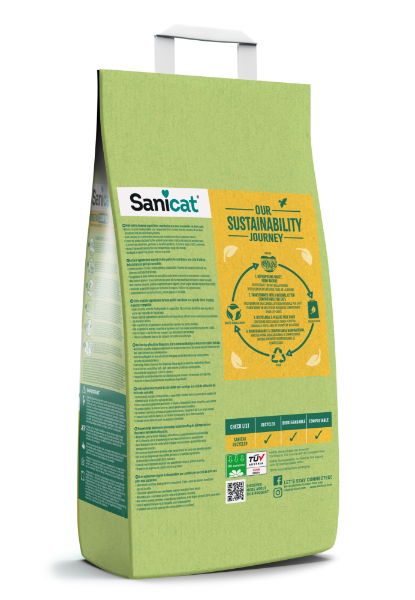 Sanicat Natura Activa Recycled Cat Litter 6L