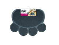 MPETS PAW Cat Litter Mat Grey