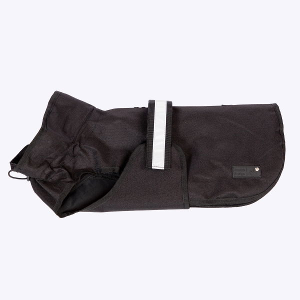 3-IN-1 DOG COAT BLACK L 49CM