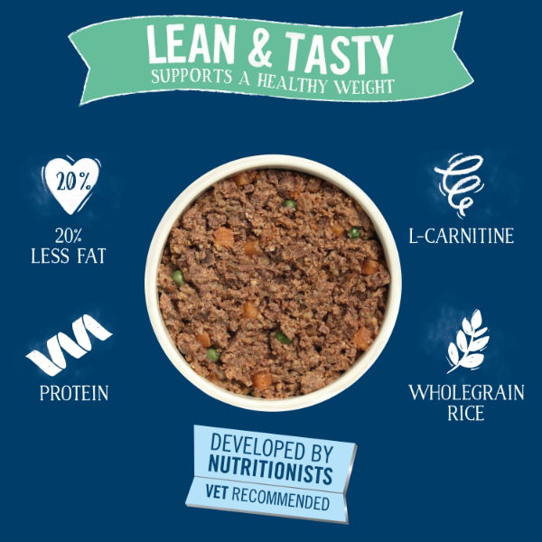 Butcher's Lean & Tasty Low Fat Dog Food Tins 6x390g