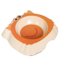 Bamboo Monster Shaped Bowls Orange