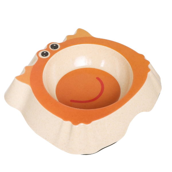 Bamboo Monster Shaped Bowls Orange