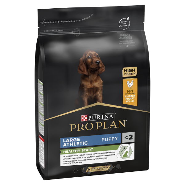 PRO PLAN Large Athletic Puppy Healthy Start Dry Dog Food with Chicken 3kg