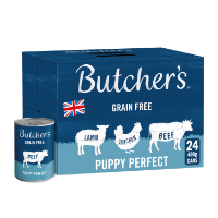 Butcher's Puppy Perfect Dog Food Tins - 24 x 400g