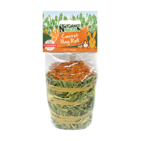 Natural Nibbles Timothy Hay Roll Carrot 100g