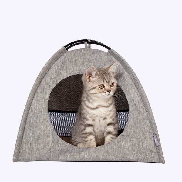 DANISH ESSENTIALS CAT TENT GREY