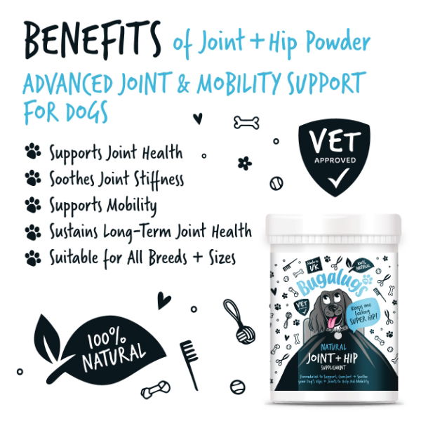 Joint & Hip Powder Supplement 200g Pot with spoon