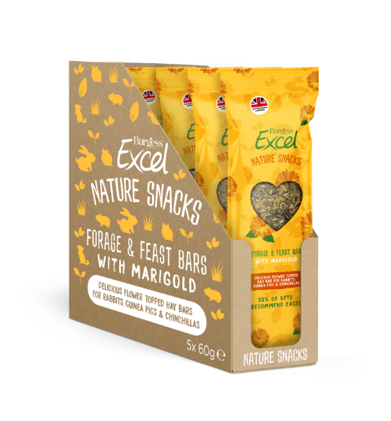 EXCEL FORAGE &  FEAST BAR MARIGOLD 60g