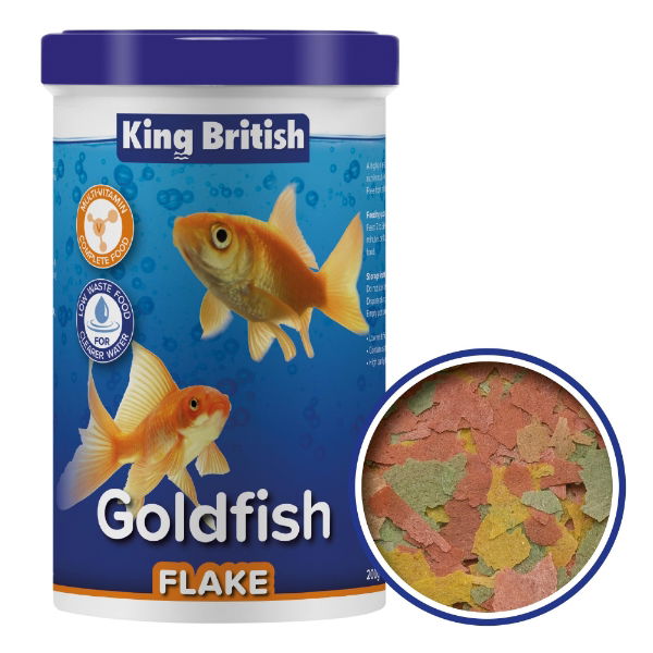 King British Natural Goldfish Flake (with Ihb) 200g