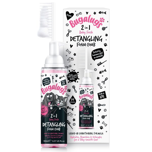 2 in 1 Detangle & Conditioning Foam Comb Baby Fresh 150ml