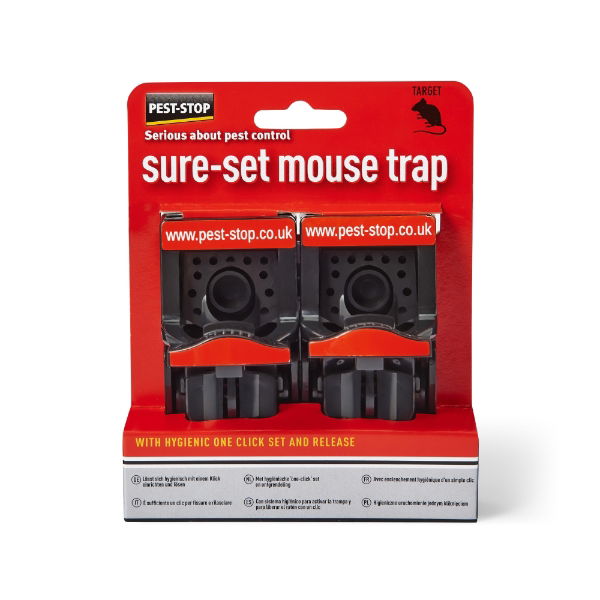 Sure-Sure Plastic Mouse Trap (Twin Pack)