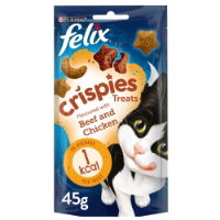 Felix Crispies Beef & Chicken 45g