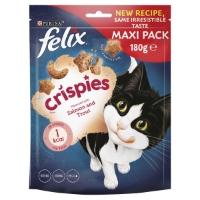 Felix Crispies Cat Treats Salmon & Trout 180g