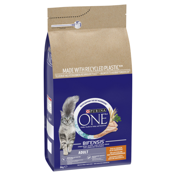 Purina ONE Adult Dry Cat Food Rich in Chicken 6kg