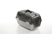 Stefanplast Gulliver 1 Small Pet Carrier with Metal Door - Grey