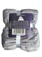 Dream Paws Pet Blanket - Flint Grey. Size: 110 x 75cm