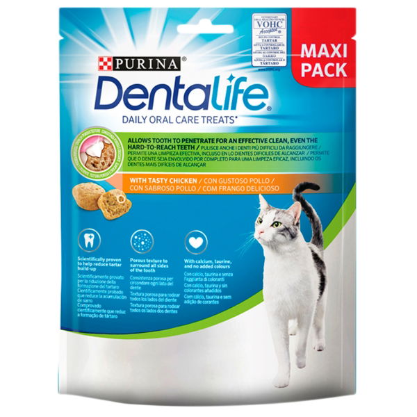 Purina Dentalife Daily Oral Care Adt Cat Treats Chikn 140g