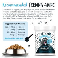 Joint & Hip Powder Supplement 200g Pot with spoon