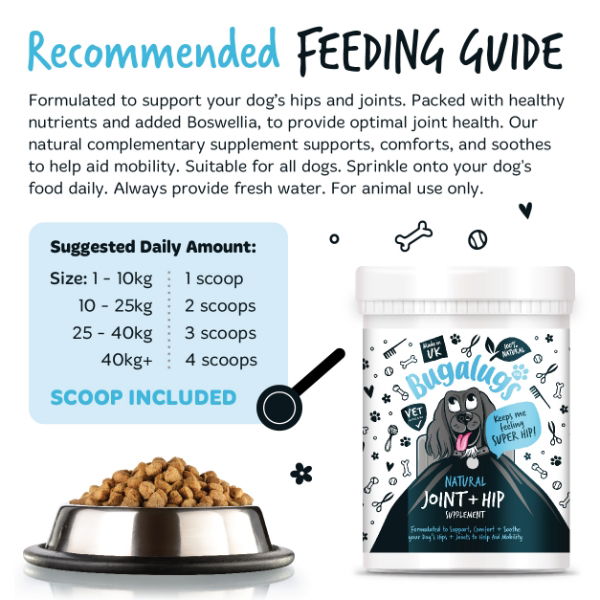 Joint & Hip Powder Supplement 200g Pot with spoon