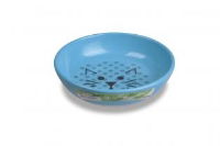 Van Ness Ecoware Cat Bowl Non-Skid 13cm Blue