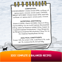 COOKHOUSE Luxury Cat Food - Fillets in Jelly - Chicken with Beef 6 x70g