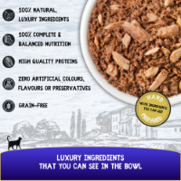 COOKHOUSE Luxury Cat Food -Terrines - Tuna - 18 x 70g