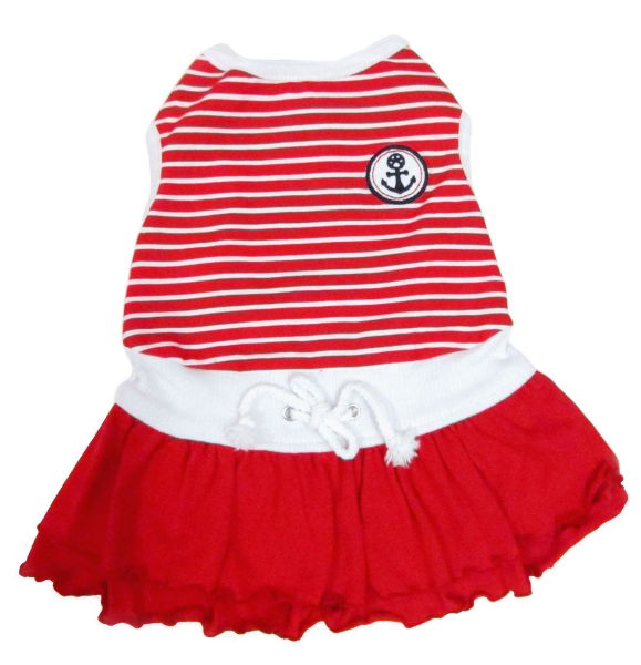 Happy Pup Sporty Sailor Dress XSml