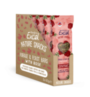 EXCEL FORAGE &  FEAST BAR ROSE 60g