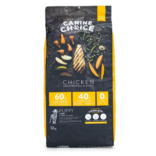 Canine Choice Super Premium GF Lrg Pup Dry Salmon 12kg