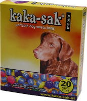 Kaka-sak Mobile Up Portable Bag In Mini Plastic Holder