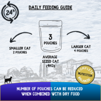 COOKHOUSE Luxury Cat Food - Terrines - Tuna with Mackerel - 6 x 70g