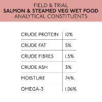 Skinners Field & Trial Salmon with Steamed Veg 390g