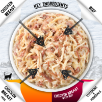 COOKHOUSE Luxury Cat Food - Fillets in Jelly - Chicken with Beef 6 x70g