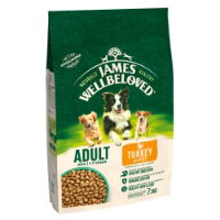 James Wellbeloved Adult Dry Dog Food Turkey & Rice 7.5 kg