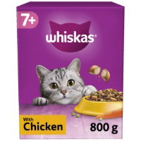 Whiskas 7+ Cat Complete Dry With Chicken 800g