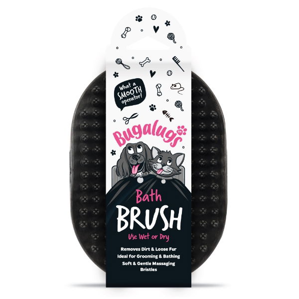 Bath Brush (Euro Hanger) in SRP Black