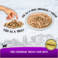 COOKHOUSE Luxury Cat Treats - Freeze Dried - 100% Duck Breast
