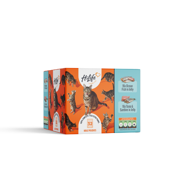 Hilife Natural Cat Pch The Big Fishy One In Jelly 32x70g