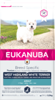 Eukanuba Breed Specific West Highland White Terrier Adult Dry Dog Food - 2.5kg